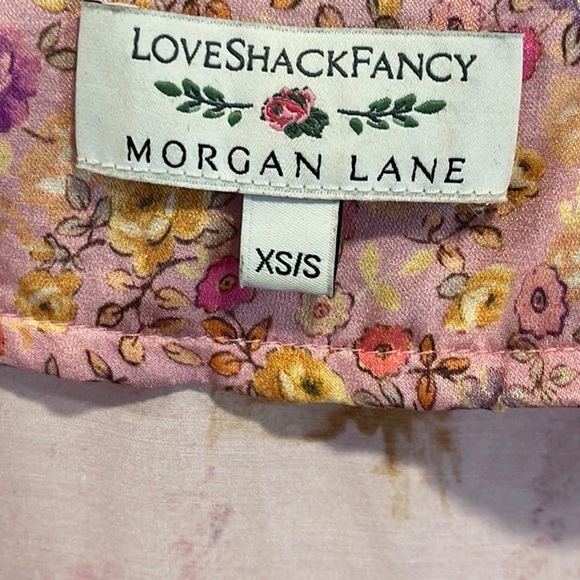 LoveShackFancy x Morgan Lane “Langley” short robe XS/S - Picture 5 of 6